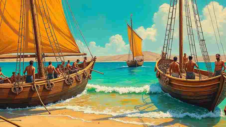 Shipbuilders of Byblos (Phoenicia)